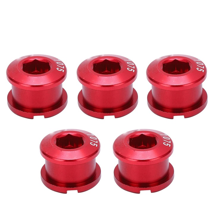 Комплект от 5 болта за единична верига, Enforose, алуминиева сплав 7075, 6.5x9.5mm, за планински велосипеди