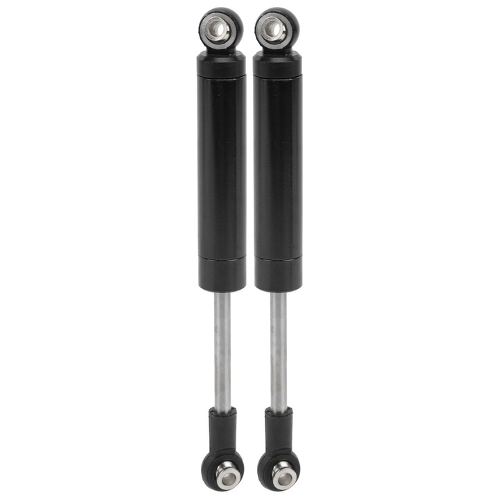 Set 2 Amortizoare de soc din aliaj de aluminiu, Enforose, pentru masina RC TRAXXAS SLASH 2WD, 102x10mm, negru