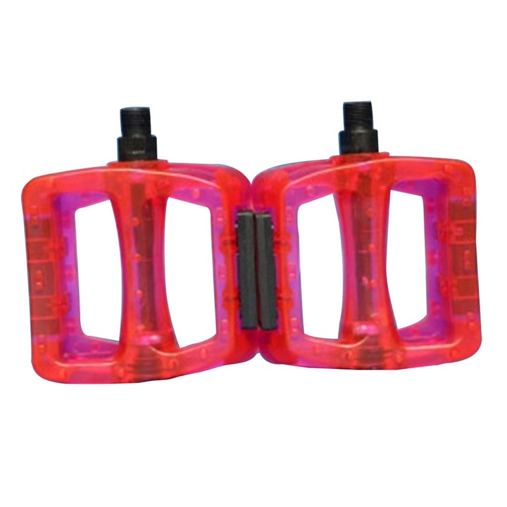 Педали за велосипед Enforose, комплект 1 чифт, червени, 12.4x10.1x3.1 см