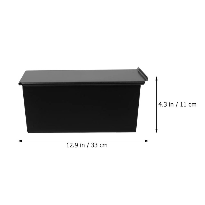 Tava copt paine YANYXR carbon steel negru 33x12x11cm