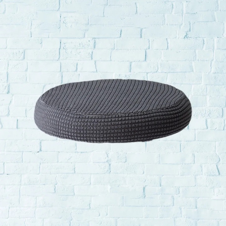 Husa scaun YANYXR elastica gri inchis 38x38x2cm