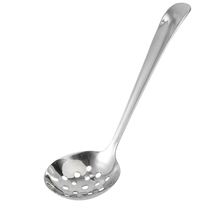 Lingura supa inox 304 durabila, 19x6x2cm, argintiu