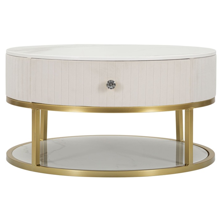 Masa bafeta montpellier crema cm o 75x36, 90 cm, 36