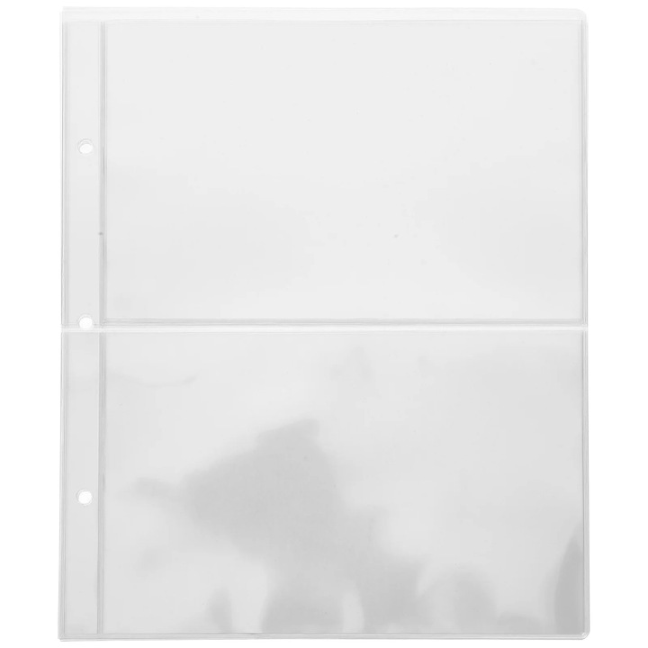 File plastic pentru bancnote, 10 pagini, mov, 25x20cm