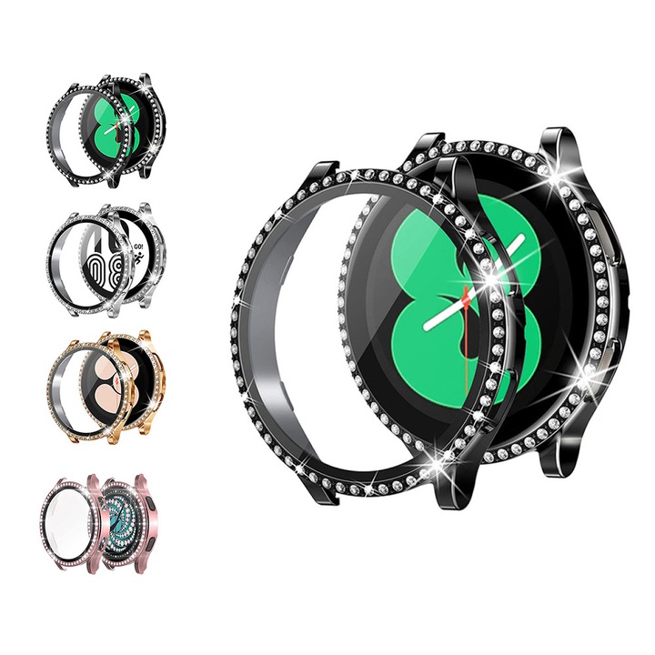 Set accesorii smartwatch HERUSI 4x4cm multicolor 4 carcase 4 folii protectie