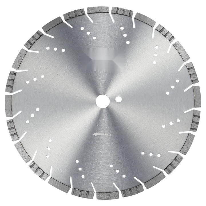 Panza diamantata pentru beton, Model Ferastrau, 35.56 cm, Utilizare Umeda sau Uscata, Dinti Inclinati 0.99 cm