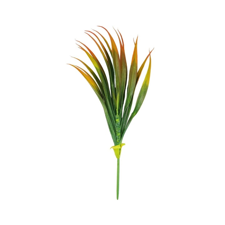 Plante artificiale toamna, decor rural, verde, 38cm