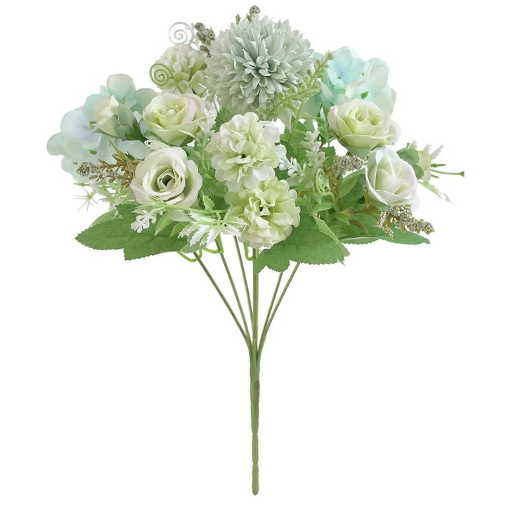 Buchet flori artificiale matase 10x15cm decor nunta Valentine's