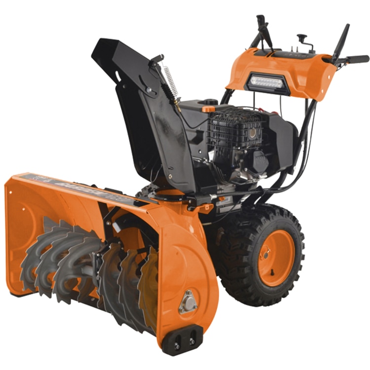 Freza de zapada pe benzina Ruris Everest 603, 9 CP, latime lucru 76 cm, distanta aruncare zapada 15 m