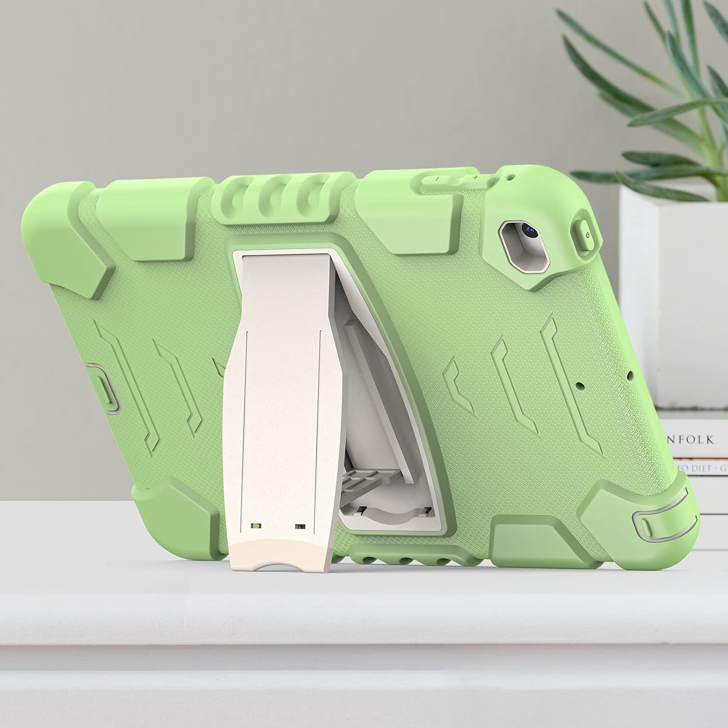Husa pentru tableta, Pancerne, cu suport, verde, pentru iPad Air 3/Pro 10.5"