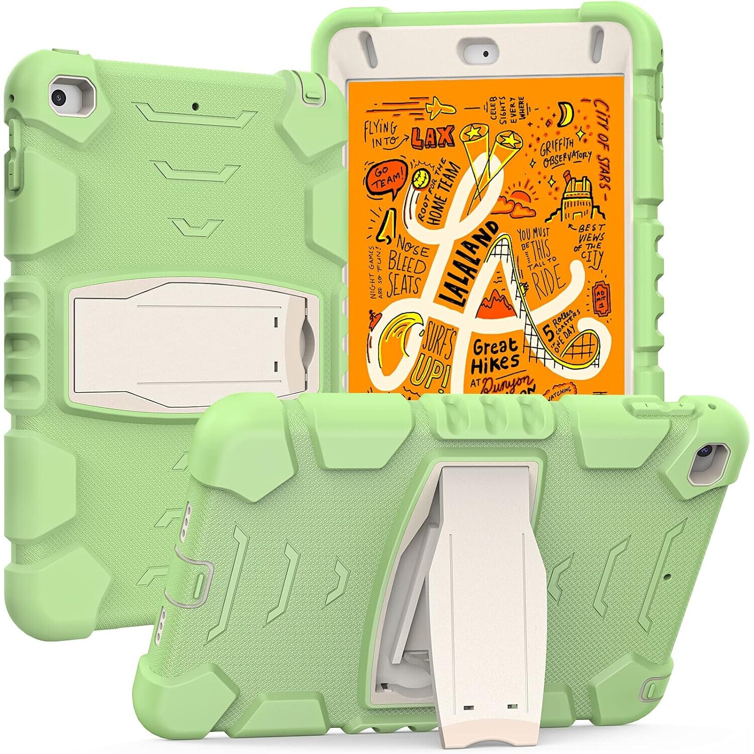 Husa pentru tableta, Pancerne, cu suport, verde, pentru iPad Air 3/Pro 10.5"