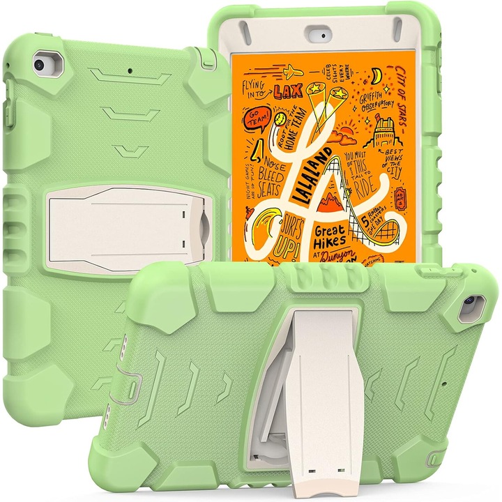 Husa pentru tableta, Pancerne, cu suport, verde, pentru iPad Air 3/Pro 10.5"