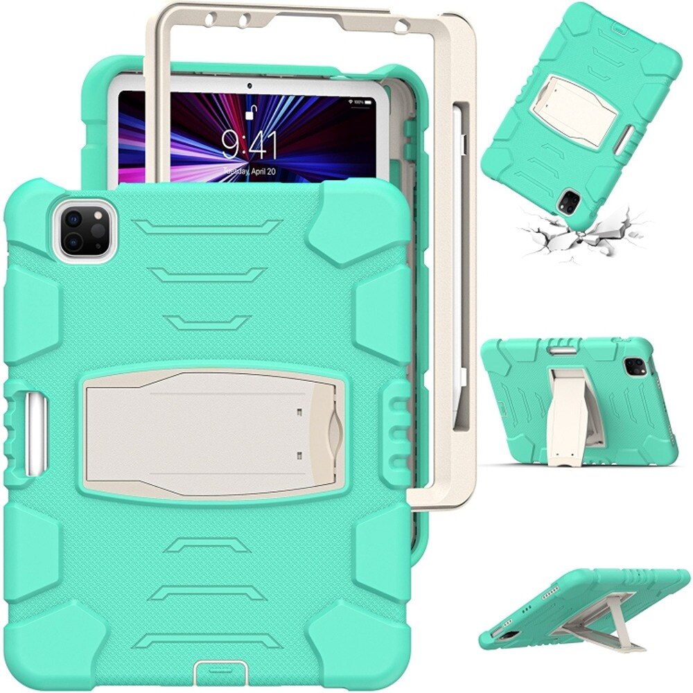 Husa pentru tableta, iPad Air 4 10.9", cu suport, verde menta