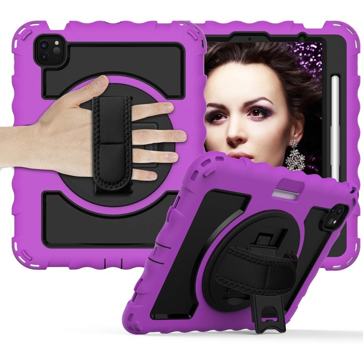 Husa tableta, TPU, pentru iPad Pro 11", violet