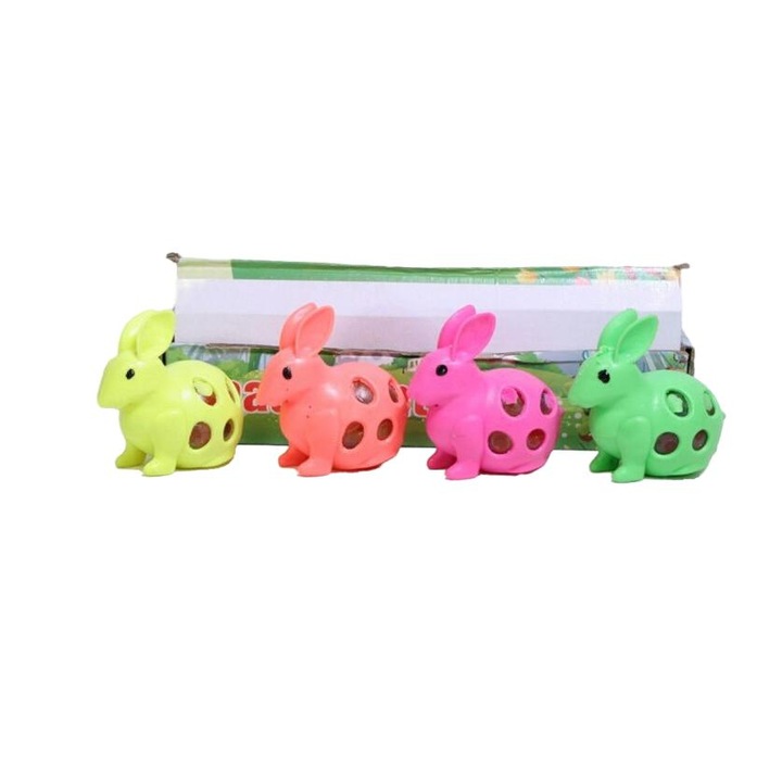 Set jucarii antistres copii, Midex, Cauiuc, 12 bucati, multicolor