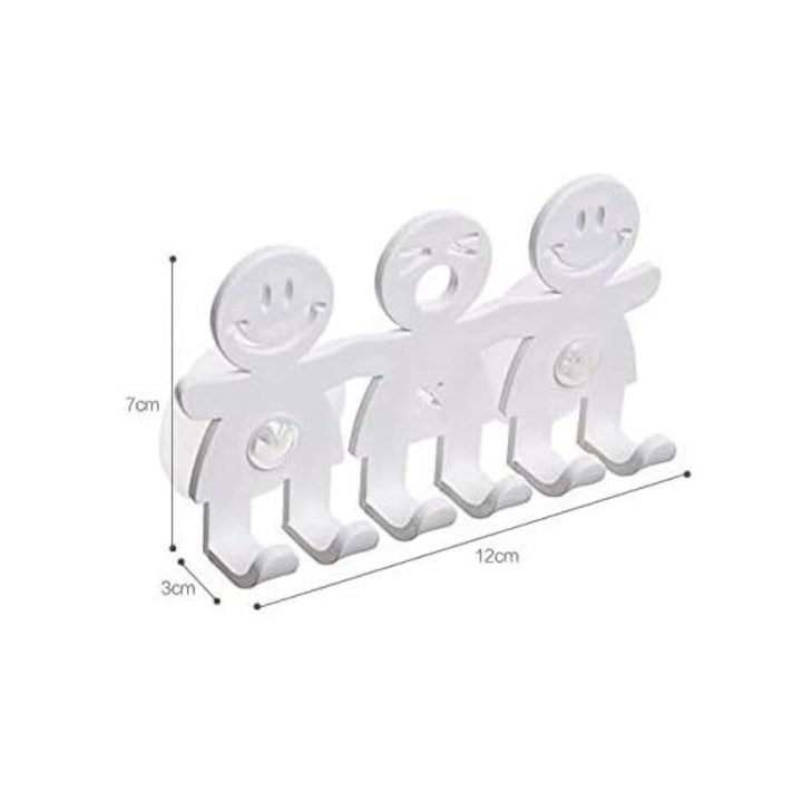 Fogkefetartó, ökológiai műanyag, falra szerelhető, vízálló, elegáns dizájn