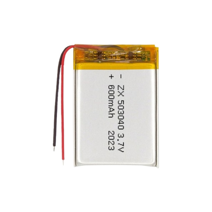 Li-Polymer батерия 3.7 V, 600 mah, 40x30x5mm, 503040, Nafpro