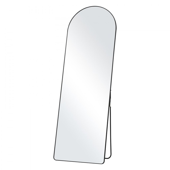Oglinda Arcuita de Corp Intreg, 165 x 56 cm, Suspendata, cu Suport pentru Picioare