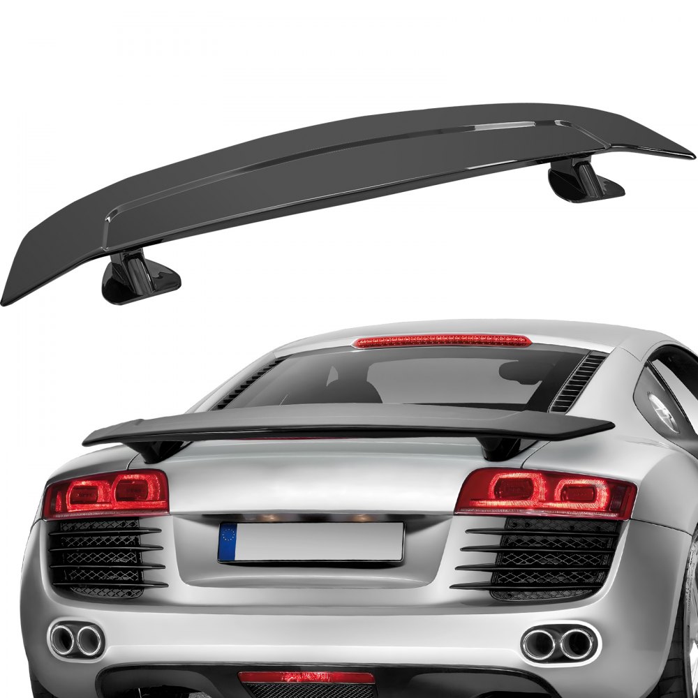 【Wing…】MELIFIQUE Spoiler Auto GT Wing, Universal 118 cm, Compatibil Sedane si Coupe
