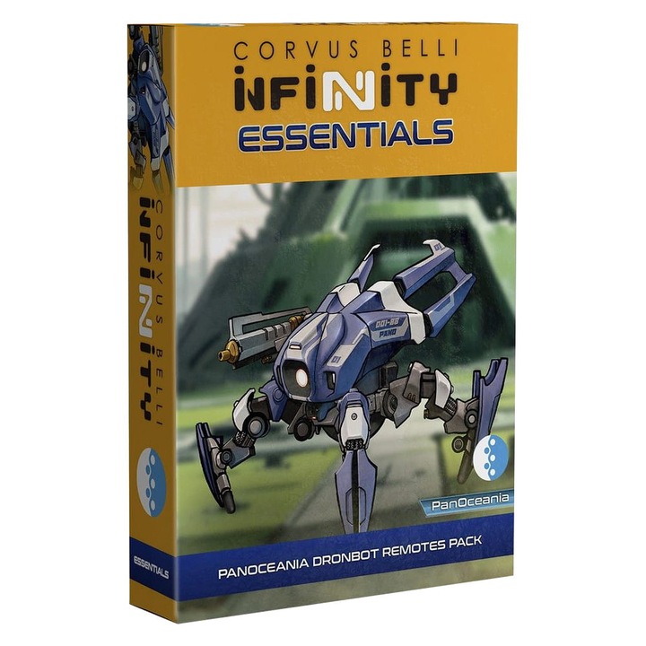 Extensie de joc Infinity, PanOceania Dronbot Remotes Pack, Corvus Belli, 2 modele de asamblat, gri