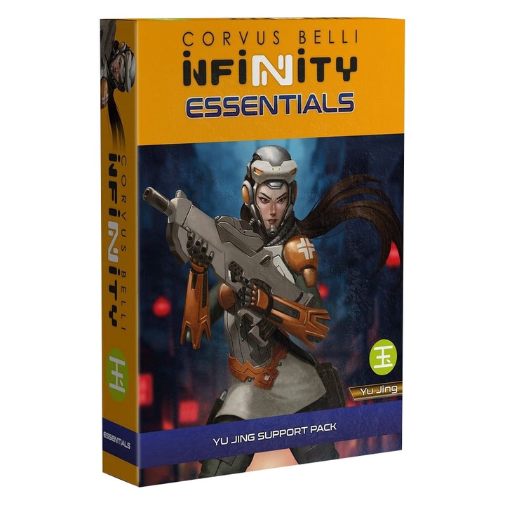 Разширение на играта Infinity, пакет за поддръжка на Yu Jing, Corvus Belli, 4 модела за изграждане, сив