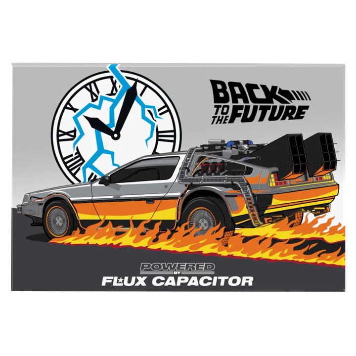 Mágnes ABYstyle, Back to the Future, DeLorean, 5,5 x 8 cm