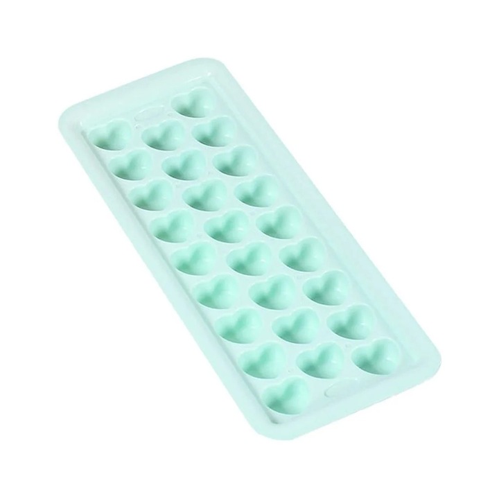 Forma silicon pentru gheata, inima si stea, 25.2x9.4cm, multicolor