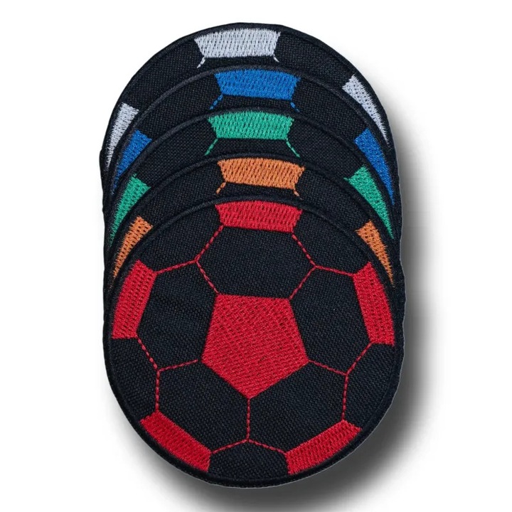 Patch adeziv, Arco, model minge, multicolor, 5 buc