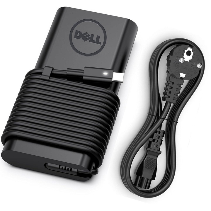 Зарядно за лаптоп Dell 130W Type-C, съвместимо с Dell XPS 15 17 9575 9500 9510 9520 9530 9700 9710 9720 9730, Precision 5470 5480 5550 5560 5530 5570 5750 5760 5770 3550 3560 3570 3571