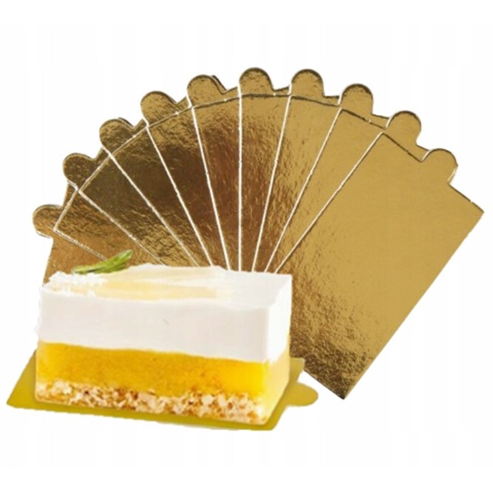 Set 50 tavite pentru prajituri, Tabo, carton, 9x5 cm