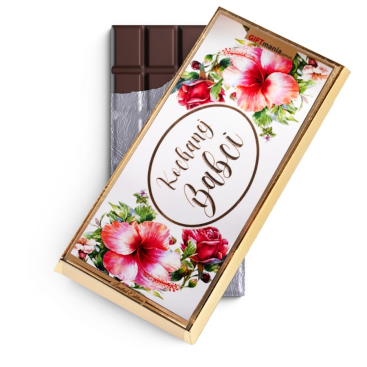 Ciocolata cu lapte DIL 100g, ambalaj decorativ, 16x8x0,8cm