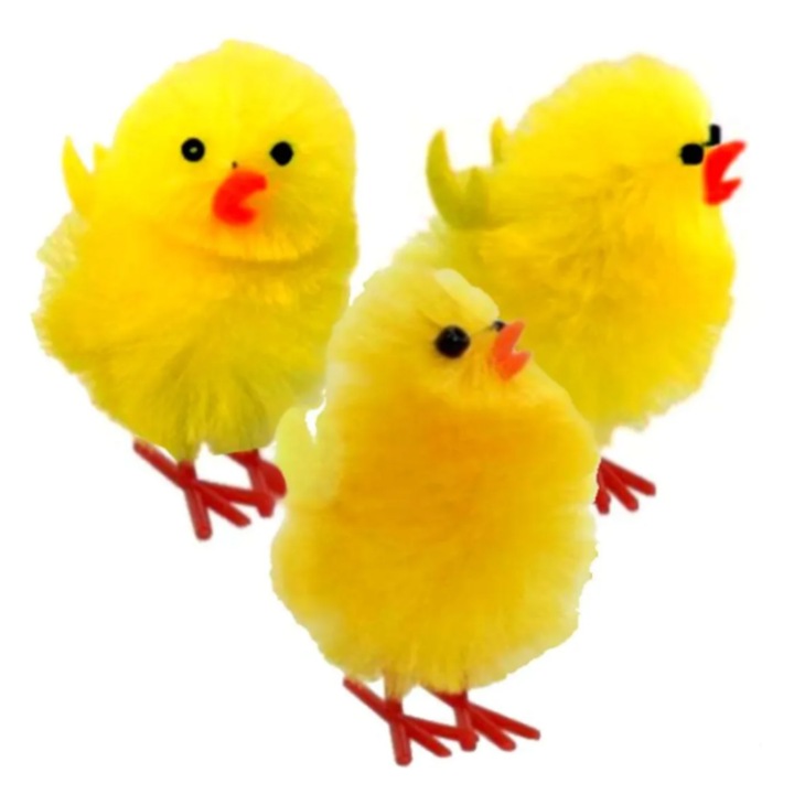 Set accesorii decorative, Aliga, curcani de Paste, 3,5cm, 36 bucati