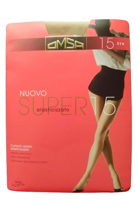 Dres Omsa, Lycra 15 den, Sabbia