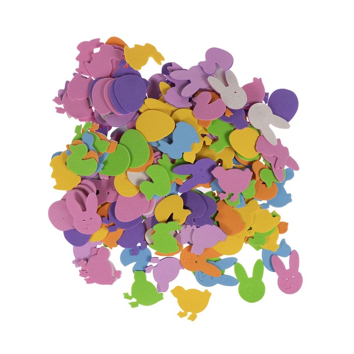 Set stickere decorative, Arpex, modele de Paste, 10x15cm, Multicolor