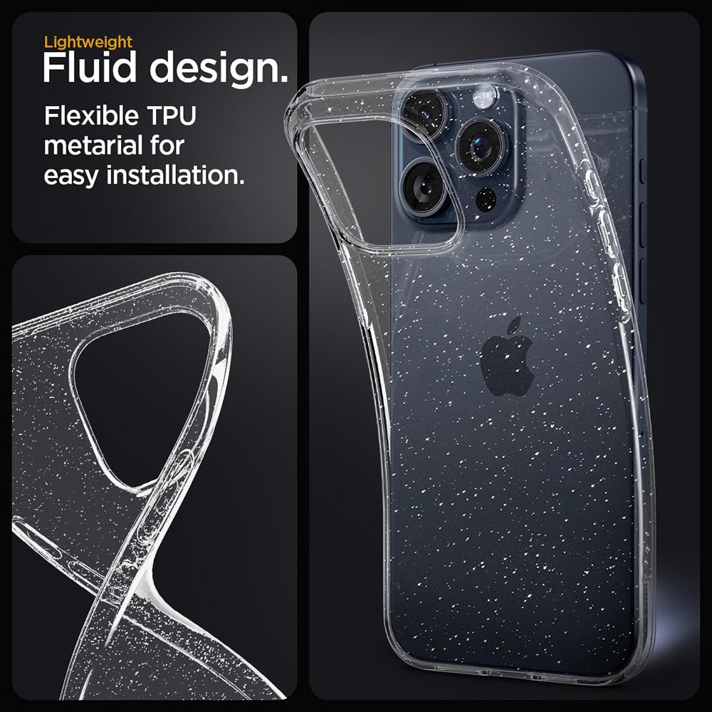 Husa pentru Honor 600 / 600 Pro - Techsuit SparkleSkin Series - Clear