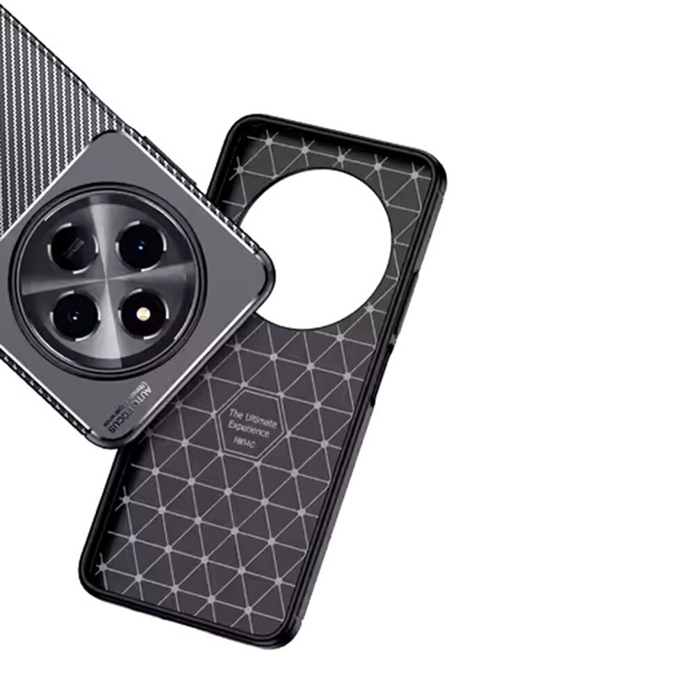 Husa pentru Xiaomi Redmi Note 14 Pro 4G / Poco F7 - Techsuit CarbonFiber - Black