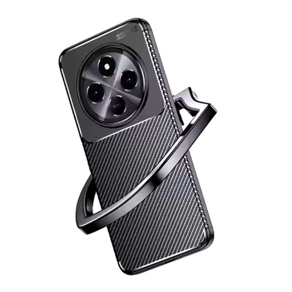 Husa pentru Xiaomi Redmi Note 14 Pro 4G / Poco F7 - Techsuit CarbonFiber - Black
