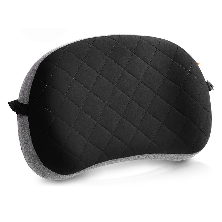 Надуваема възглавница Dreamscape, Enforose, компактна, лека, подобрена опора за врата, извита основа