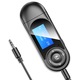 TNEAYWHE autós Bluetooth adapter, 10 órás akkumulátor-üzemidő, bővíthető memória, stabil kapcsolat