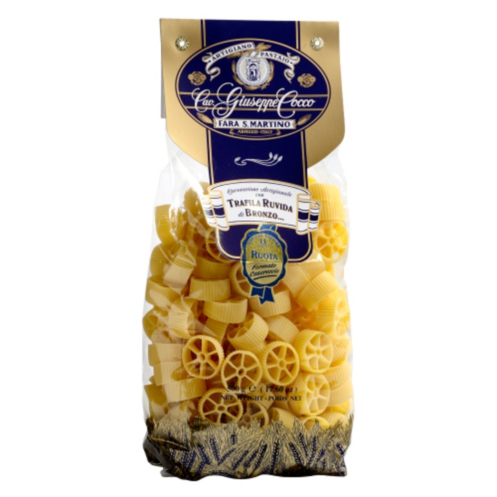 Paste Artizanale, RUOTA de la Giuseppe Cocco / 500 g, paste tip roata – Pasta artizanala numarul UNU in lume