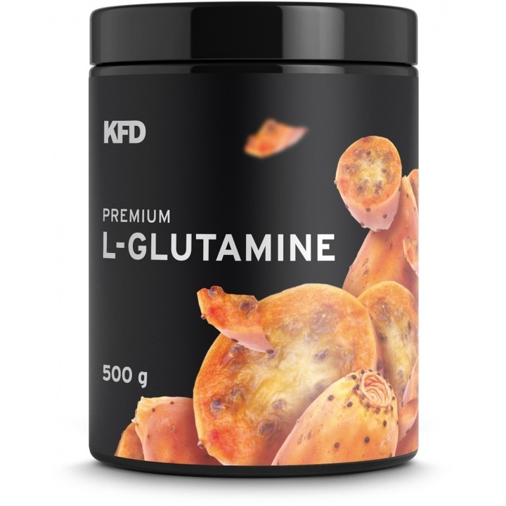 Хранителна добавка, KFD Premium, Glutamine - Глутамин 500g Портокал и лимон