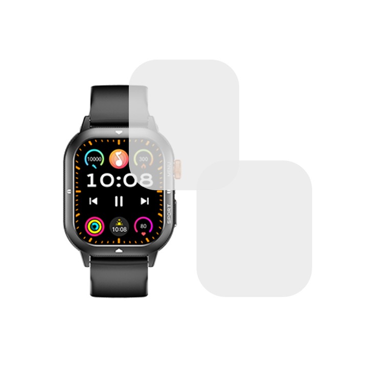 Комплект от 2 x фолио, съвместимо с Cubot U1, Comando Shield Full Glue, Renewable силиконов хидрогел, Anti-shock и против счупване, SlimLine NanoShield, Transparent