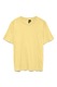 Vero Moda,Tricou de bumbac organic cu decolteu la baza gatului, Galben pai, S