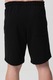 Jack & Jones, Pantaloni scurti de trening cu snur, Alb, Negru stins, 44