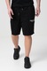 Jack & Jones, Pantaloni scurti de trening cu snur, Alb, Negru stins, 44