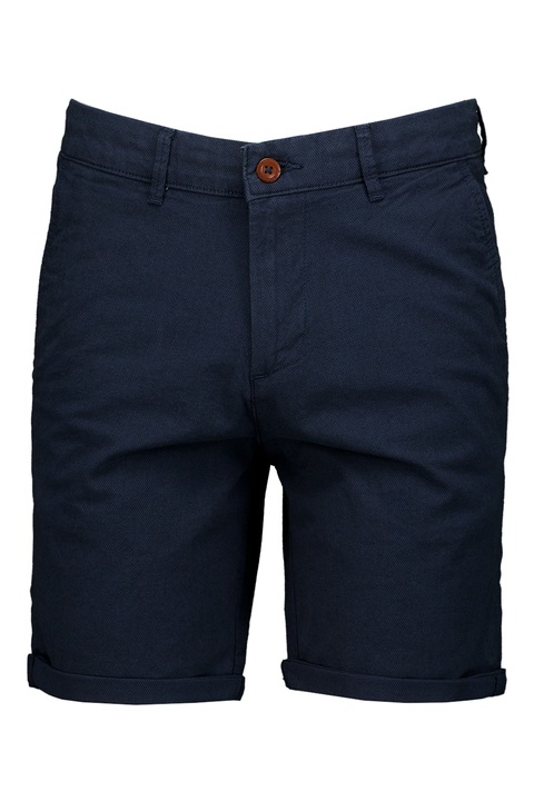 Jack & Jones, Pamut rövidnadrág ferde zsebekkel, Tengerészkék