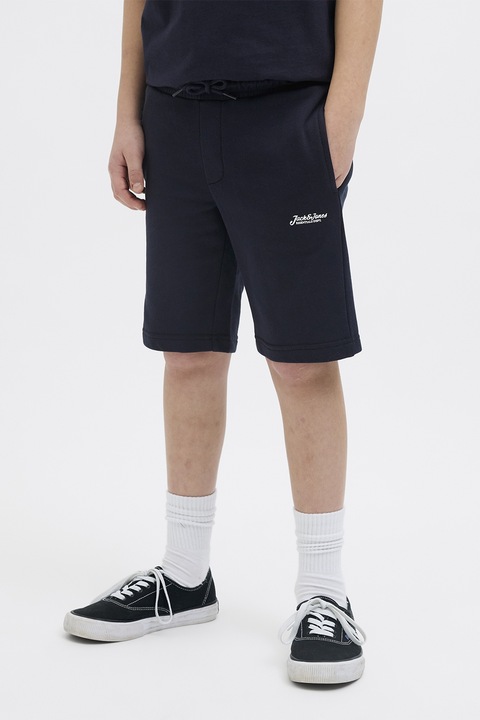 Jack & Jones, Rövidnadrág kis logós részlettel, Sötétkék
