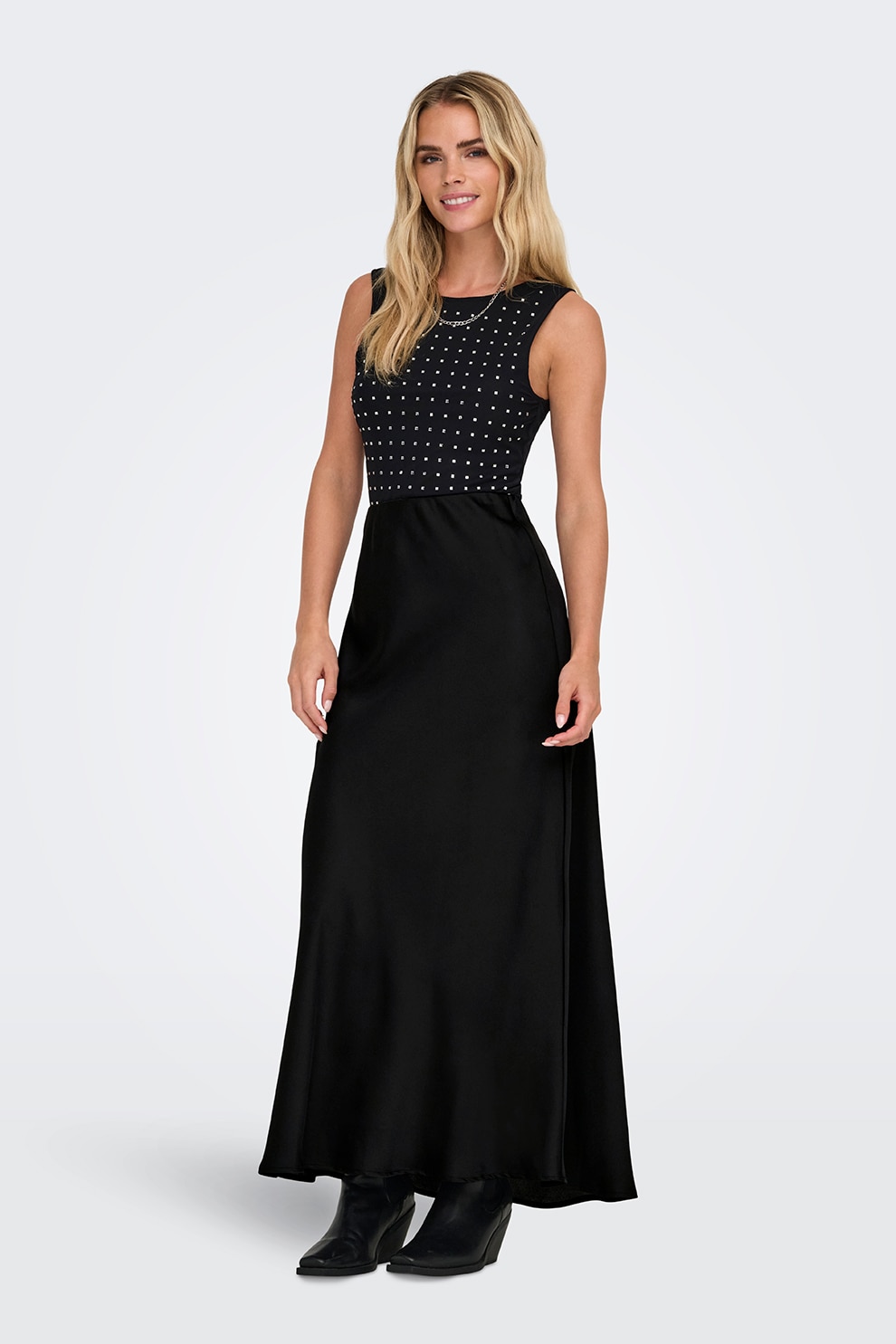 Only, Fusta maxi evazata, Negru, S