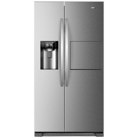 Side by Side Haier HRF-630AM7, 555 l, No Frost, clasa A++, Inox