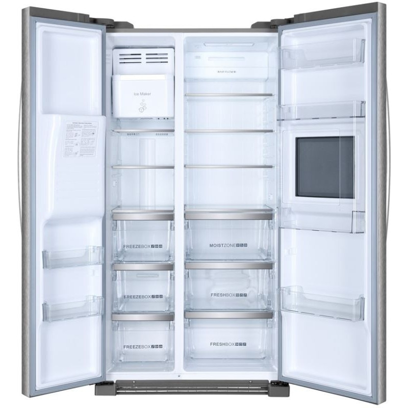 Side by Side Haier HRF630AM7, 555 l, No Frost, clasa A++, Inox eMAG.ro